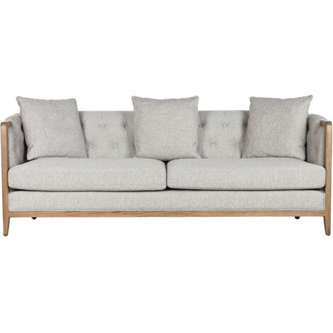Sofa Fresno Poliester 207X84X76 Capitone 3 Cojines (1/5)
