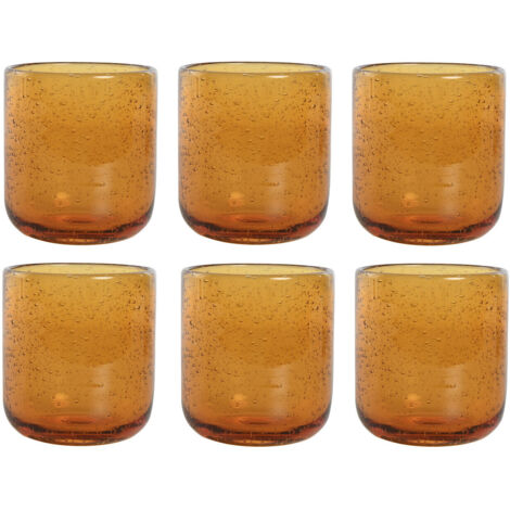 Vaso Set 6 Cristal 8,3X8,3X9,3 320Ml Burbujas (1/4)