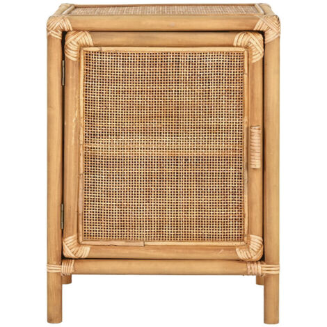 Mesita Auxiliar Abeto Ratan 46X35X60 1 Puerta (1/5)