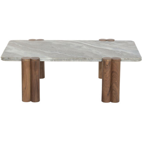 Mesa Centro Mango Marmol 120X73,5X38 Marron (1/5)
