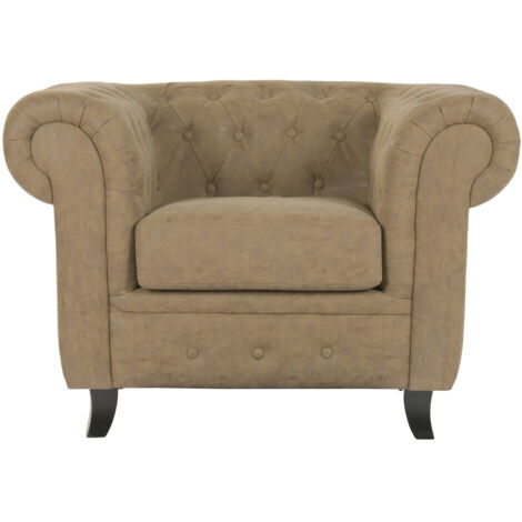 Sillon Madera Pu 110X81X76 Marron (1/5)