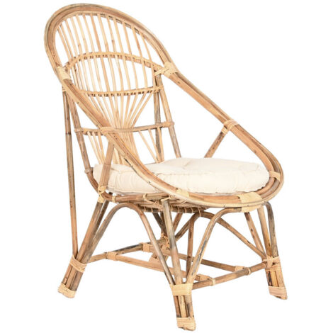 Silla Bambu Ratan 63X55X90 Natural (1/5)