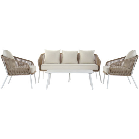 Sofa Set 4 Aluminio 151,5X72X70 Water Repellent (1/5)