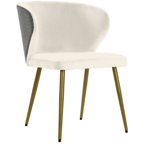 Silla Poliester Metal 58X58X78 Blanco (1/5)