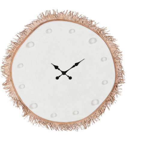 Reloj Mdf Fibra 85X7X85 Blanco (1/4)