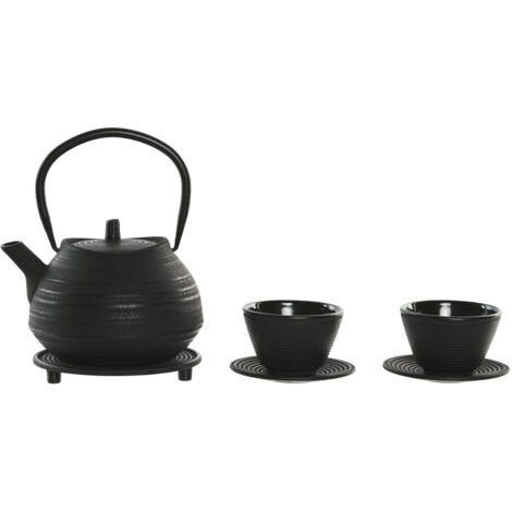 Tetera Set 3 Hierro Colado 17X15X17 800Ml Vasos (1/4)