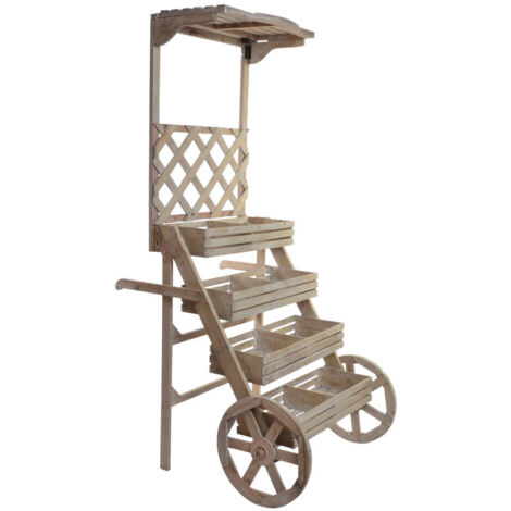 Expositor Madera 96X64X180 Natural Marron (1/4)