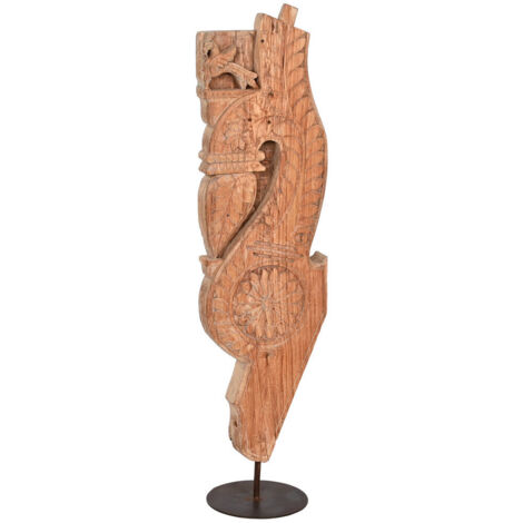 Escultura Madera 20X15X95 Pieza Unica Surtida