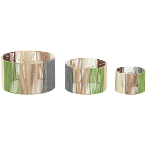 Pantalla Set 3 Fibra 52,5X52,5X30,5 Lampara Con Ba (1/3)