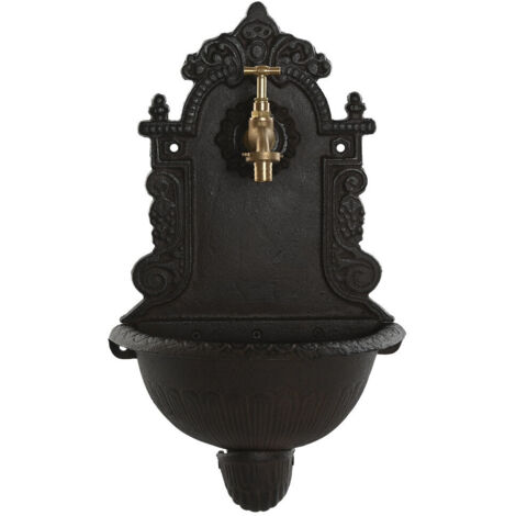 Fuente Hierro Colado 27X12,5X45 Marron (1/3)