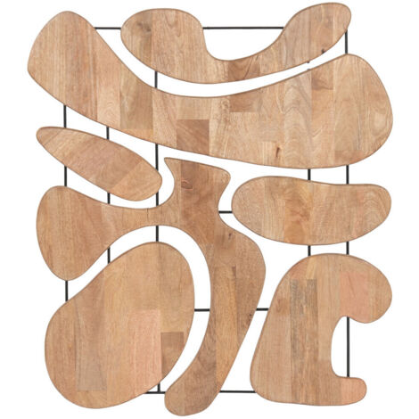 Decoracion Pared Mango Metal 92X3X102 Abstracto