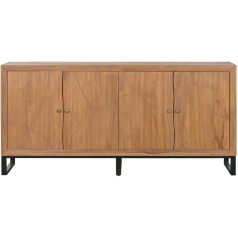 Buffet Teca Mdf 180X40X85 Marron (1/5)