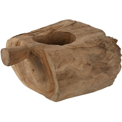 Portavela Teca 30X25X15 Antiguo Surtido Con Asa (1/4)