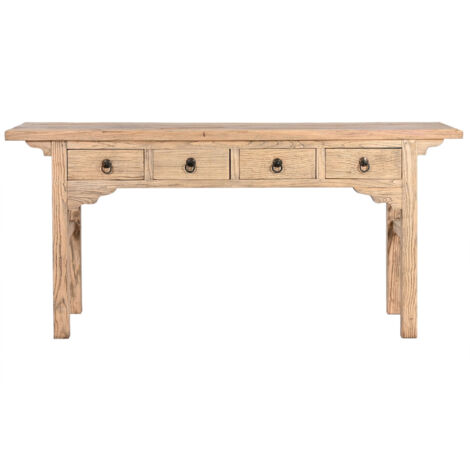 Consola Olmo Macizo 178X38X85 4 Caj Natural (1/5)