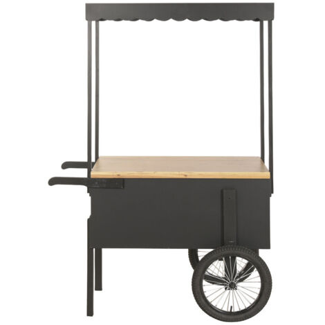 Expositor Metal Mdf 115X58X170 Carro Negro (1/5)