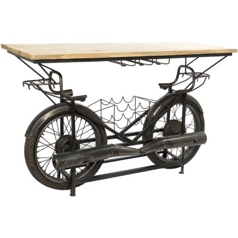 Botellero Metal Mango 155X56,5X96,5 Moto Negro (1/5)