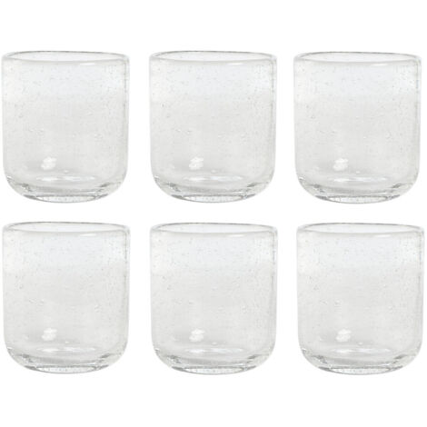 Vaso Set 6 Cristal 8,3X8,3X9,3 320Ml Burbujas (1/4)