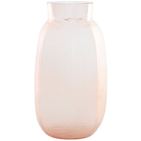 Jarron Cristal 23X23X44 4 Kg, Glaseado Rosa (1/4)