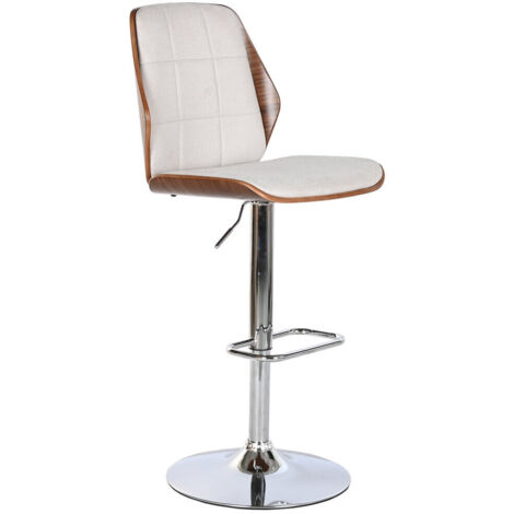 Taburete Poliester Nogal 50X52X120 Ajustable (1/5)