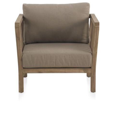 Sillon De Madera De Acacia Con Cojines Coleccion Legno (1/4)