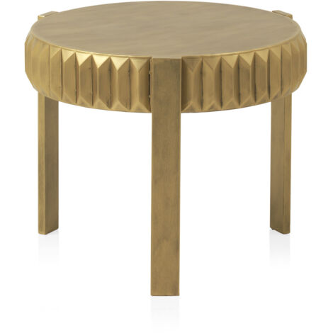 Mesa Auxiliar De Metal Dorado (1/3)