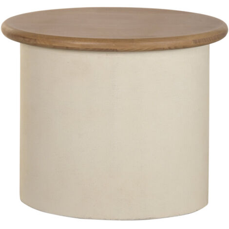 Mesita Auxiliar Mdf Abeto 60X40X50 Crema (1/5)