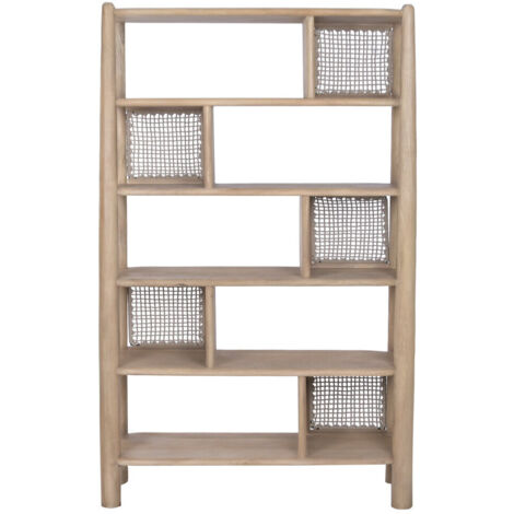 Estanteria Acacia Cuerda 105X40X175 (1/5)
