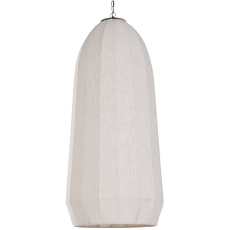 Lampara Techo Algodon Hierro 55X55X120 Natural (1/5)