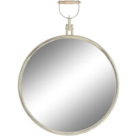 Espejo Metal Espejo 59X3X78 Envejecido Blanco ES206193