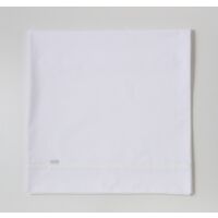 Sábana encimera de algodón de 600 hilos color blanco - Cama de 160 cm.