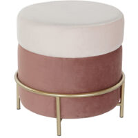 Reposapies Poliester Metal 48X48X47 Terciopelo