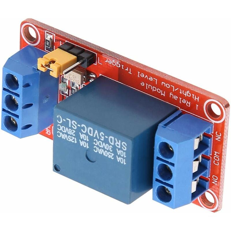 Keenso Carte de Module de Relais à 8 Canaux, Carte d'Extension de  Déclenchement de Bas Niveau avec Optocoupleur pour Arduino 5V / 12V /  24V(5V)