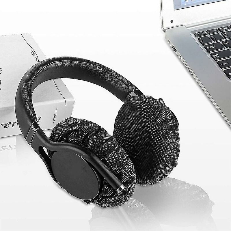 Kit De 5 Housses Pour Casque (4 Coussinets + 1 Serre-tête) - Lavable, Anti-sueur - Taille Universelle 9-11cm - 9