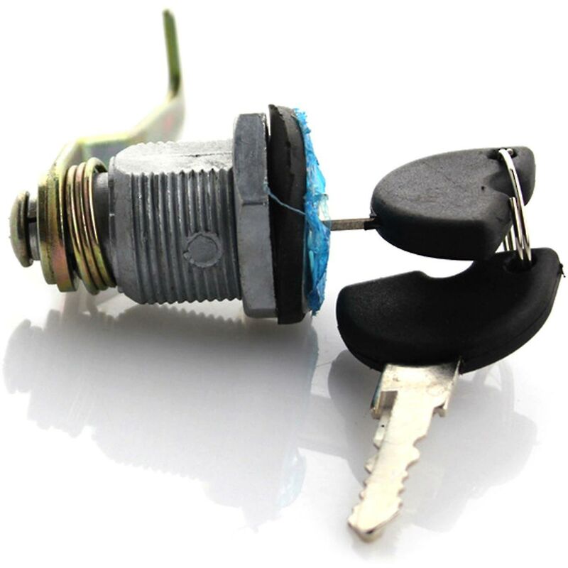 Serrure De Coffre Arrière Universelle Pour Scooter/moto - Kit Avec 2 Clés, Crochet Long/court/plié (option)