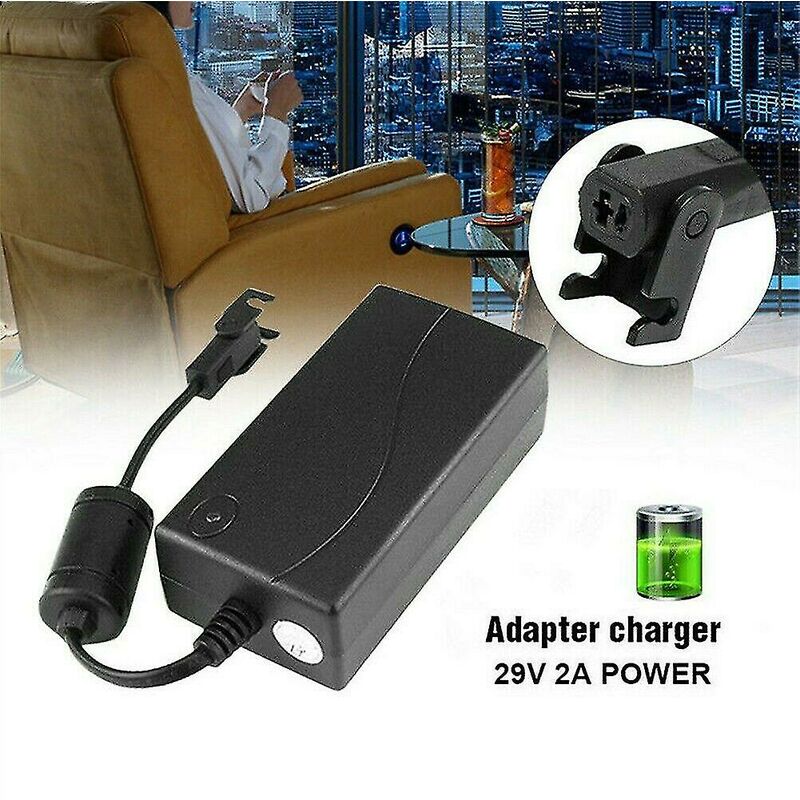 Adaptateur Secteur 29V 2A Pour Fauteuil Relevable Électrique – Bloc D'Alimentation 58W, Câbles Longs