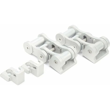 Keenso Loquets de Capot de Moteur de Voiture, Pièces de Fixation de Capot de Capot de Moteur en Alliage D'aluminium CNC de Voiture pour JK JKU 2007-2018 pour Sports/Sahara/Rubicon(Argent) (1/5)