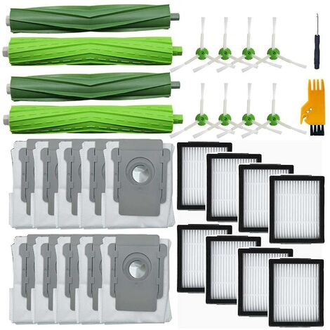 CREA Sacs d'aspirateur avec filtres Hepa, pour Irobot Roomba I7 I7 + I6 + I8 I3 +/plus (1/5)