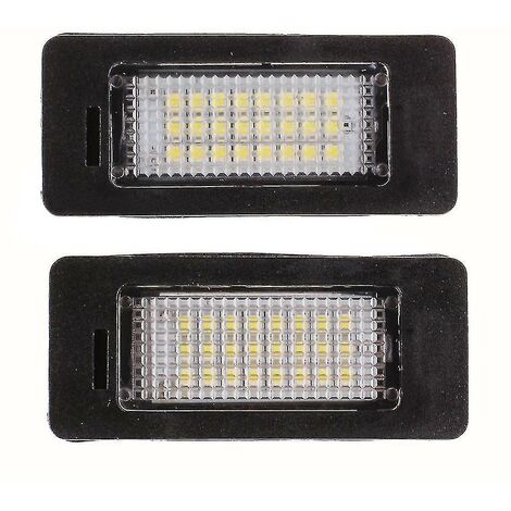 CREA 2 Pcs/set Car Trunk Led License Plate Lights 24 Leds Lamp For Bmw E39 E60 E90 X (1/4)