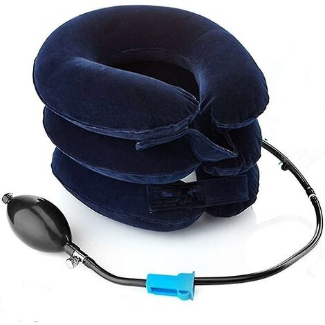 CREA Cervical Neck Traction Device Fda Registered Inflatable & Adjustable Neck Pair