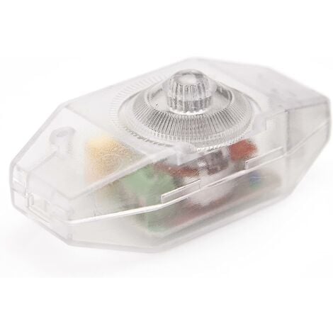 CREA Led Dimmer (cord) - 1 To 60 W - Continuously Variable Intensity - Incandescent Bulbs - On/off - 220 To 230 V - Dimmer By Cord From 1 W - Transparent