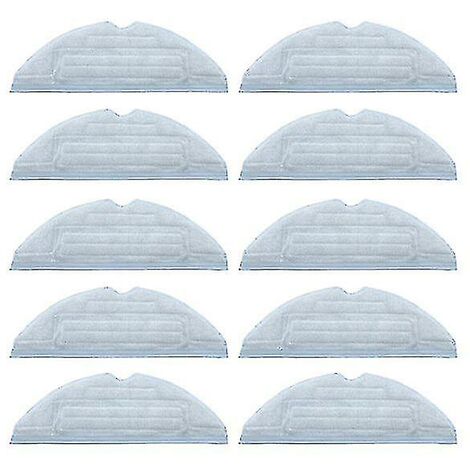 CREA 10 Pcs Mop Rag Compatible With Xiaomi Roborock S7/t7 Plus,robotic Spare Parts (1/4)