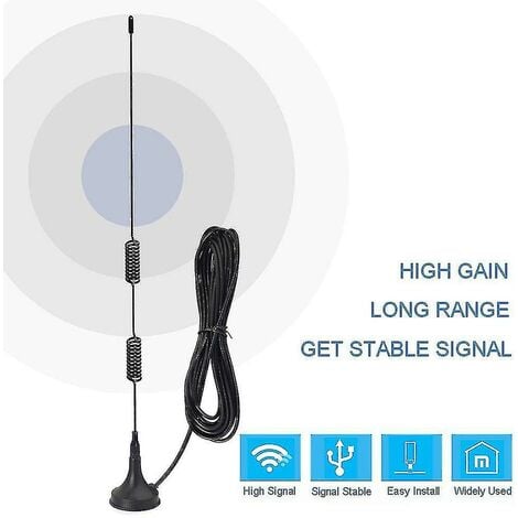 CREA Ham Radio Police Scanner Antenna Amateur Radio Mobile Radio Scanner Antenna Magnetic Base Bnc Male Antenna Compatible