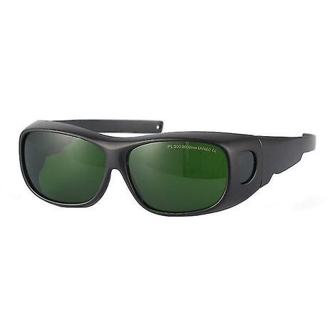 Lunettes Protection Laser IPL - Verre Vert Foncé - Réglables - Pour Épilation Et Beauté - Unisexe