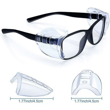 Glasses with store side guards