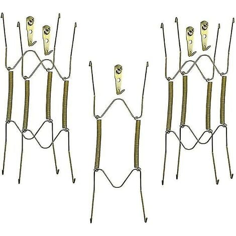 Cintres Pour Assiettes Muraux, Cintres Invisibles En Acier Inoxydable, Crochets Décoratifs Pour