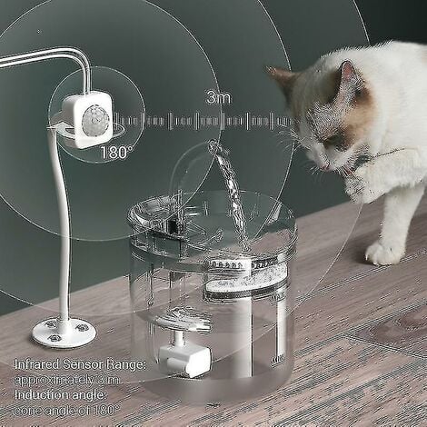 Fontaine à boire automatique pour chat, 2l, pour chiot et chat