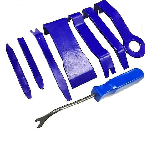 Jeu de cales de garniture de voiture, outils de dépose de porte pour la réparation intérieure de voiture, différentes formes, 8 pièces (1/5)