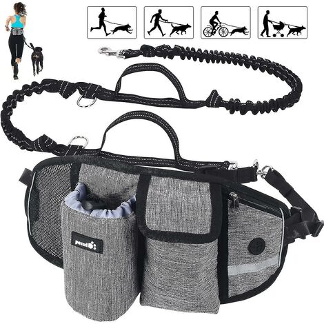 Laisse de chien Pecute laisse mains libres pour chien jusqu'à 110 kg choc confortable Ab