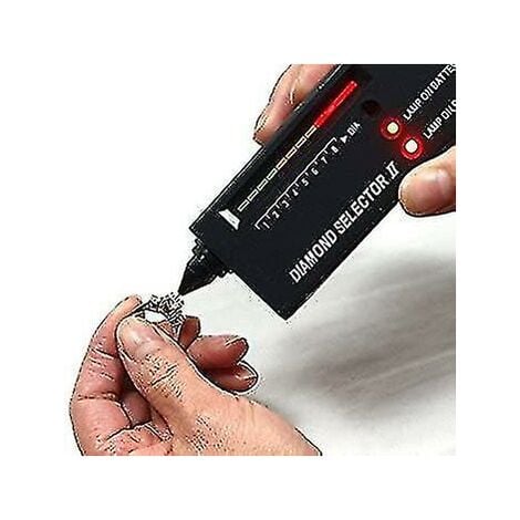 CREA Testeur de diamant de haute précision Bijoutier professionnel (Testeur de diamant noir)