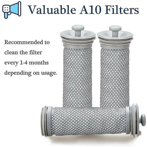 CREA Lot de 3 pré-filtres de rechange pour Tineco A10/a11 Hero A10/a11 Master